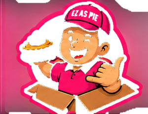 EZ As Pie mover mascot