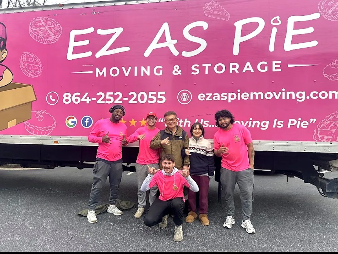 The crew and another happy couple
